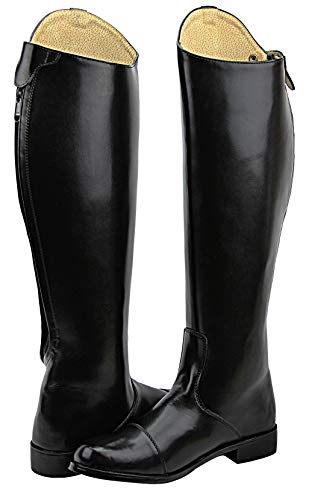 【中古】【未使用・未開封品】HisparメンズMan StirlingドレスDressage Boots with Zipper英語Horse Riding