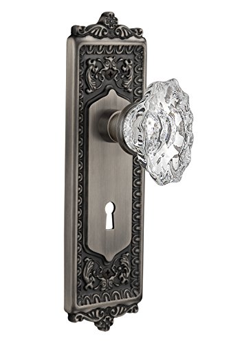 【中古】【未使用・未開封品】Nostalgic Warehouse Egg \u0026 Dartプレートwith Keyhole Chateauノブ Passage - 2.75\" 710692 1