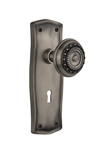 【中古】【未使用・未開封品】Nostalgic Warehouse Prairieプレートwith Keyhole Meadowsノブ Single Dummy 706404 1