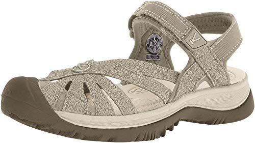 【中古】【未当て嵌める・未開封品】[キーン] ROSE SANDAL サクラ色 サンダル レディース 1016729 BRINDLE/SHITAKE 23.5 糎