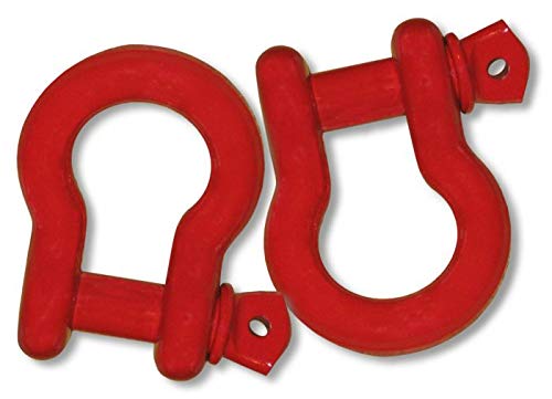 【中古】【未使用・未開封品】( It 's Big 。 )1インチメガd-shackles???Patriot Red PowderCoated (ペア) ( 4?x 4リカバリ)