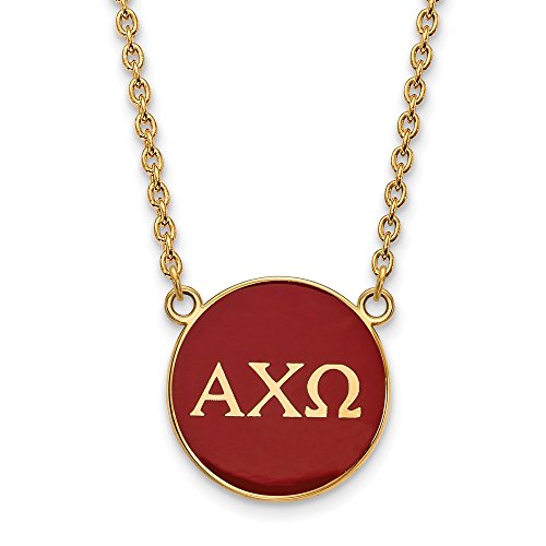 【中古】【未当て嵌める・未開封品】GPアルファChi Omega Smallエナメルシャンデリヤ18inチェーン店付き添い人