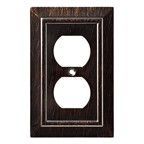 【中古】【未使用・未開封品】(Single, Venetian Bronze) - Franklin Brass W35218-VBR-C Classic Architecture Single Duplex Wall Plate/Switch Plate/Cover, Venetian Bron