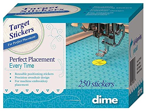 【中古】【未使用・未開封品】Target Stickers for Perfect Placement Embroidery Target Stickers By Design 250 pk by Dime｜AJIMURA-SHOP