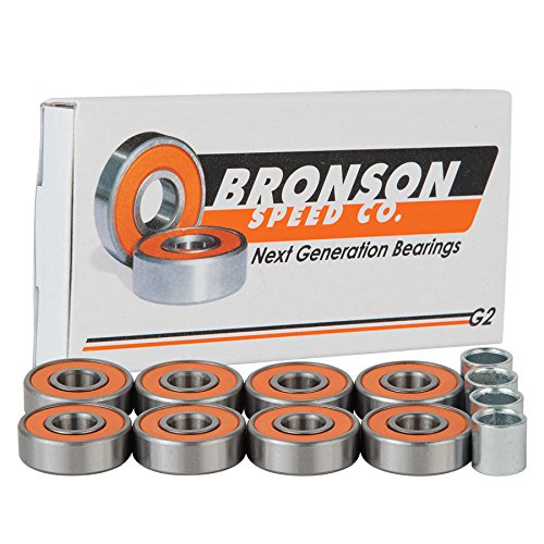 【中古】【未使用・未開封品】Bronson Speed Co G2 Skateboard Bearings Includes Spacers and Speedwashers by Bronson Speed Co
