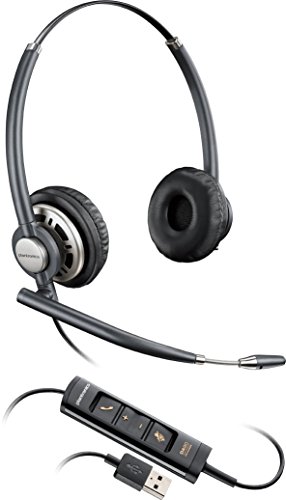 【中古】【未当て嵌める・未開封品】Plantronics Encorepro HW725 Binaural Head-band Black, Silver