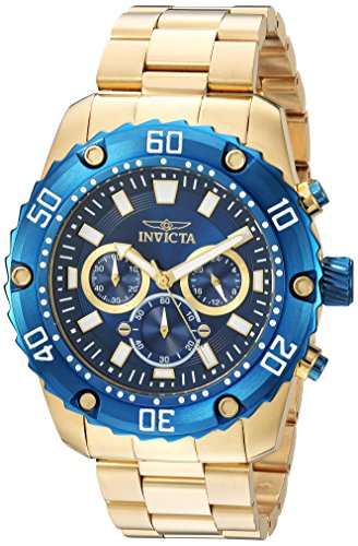 【中古】【未使用・未開封品】Invicta Men \'s \' Pro Diver \' QuartzステンレススチールCasual Watch , Color : gold-toned (モデル: 22518?)|AJIMURA-SHOP