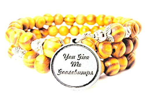 【中古】【未当てはめる・未開封品】You Give Me Goosebumps Wrap Around木製腕輪