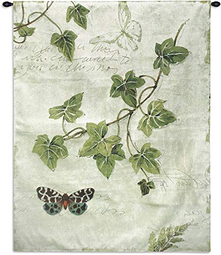 【中古】【未使用・未開封品】Fine Art Tapestries 7090-WH Ivies & Ferns II Wall Tapestry