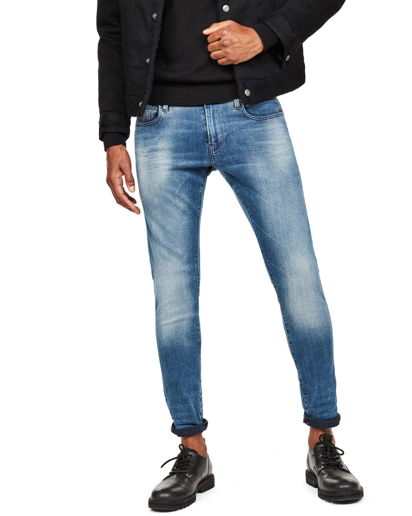 【中古】【未当て嵌める・未開封品】G-Star Raw メンズ レベンド 百貨店か細い, ライトエイジド, 40W x 34L