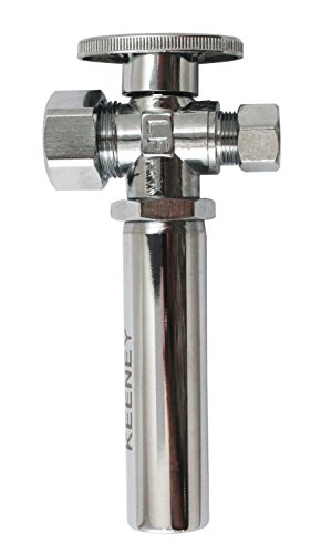 【中古】【未当て嵌める・未開封品】クオーターターンストレートバルブ 外径5/8in x 外径3/8in 締めつける ウォーターハンマーアレスター付き添い人 鉛無償性 配管資材-その他-木材・建築資材・設備