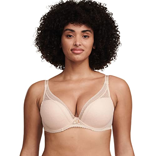 【中古】【未当て嵌める・未開封品】Chantelle 成人女性用 ブランジブラ Festivite スピード競技 US 大きさ: 36C 色つや: ベージュ