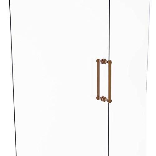 【中古】【未使用・未開封品】Contemporary 12 Inch Back to Back Shower Door Pull with Dotted Accent - 404D-12BB-BBR