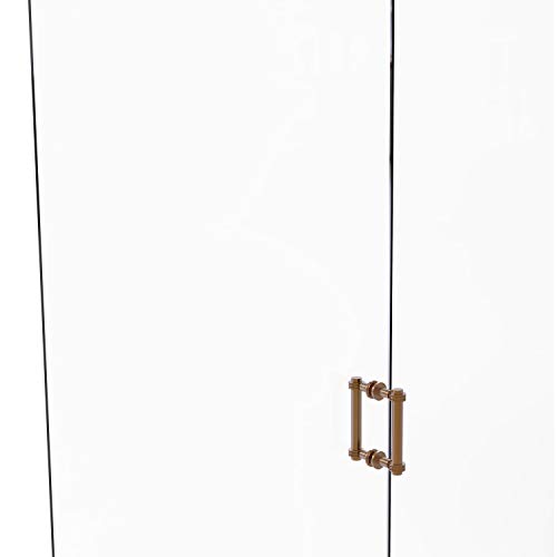 【中古】【未使用・未開封品】Contemporary 6 Inch Back to Back Shower Door Pull with Dotted Accent - 404D-6BB-BBR