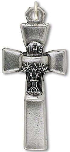 【中古】【未使用・未開封品】First Communion Chaliceクロス1?5?/8?" IHS Chalice Made in Italy|AJIMURA-SHOP