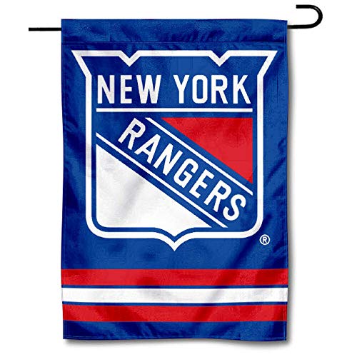 【中古】【未当て嵌める・未開封品】New York Rangers Double Sided Garden Flag