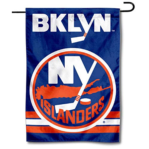 【中古】【未使用・未開封品】New York Islanders Double Sided Garden Flag