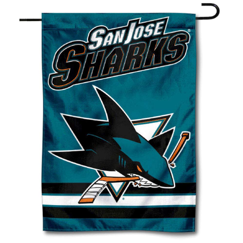 【中古】【未当て嵌める・未開封品】San Jose Sharks Double Sided Garden Flag