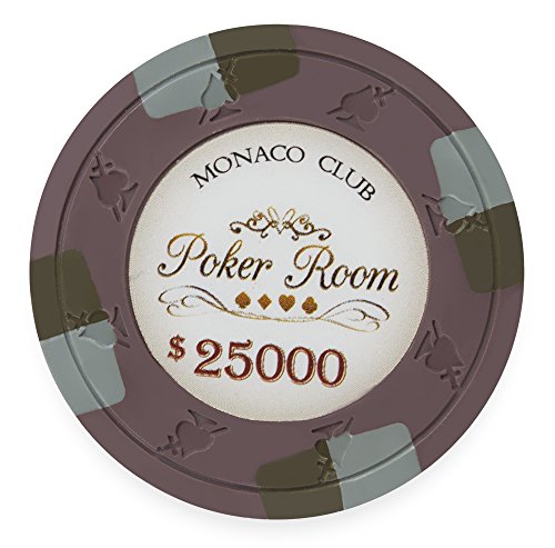 【中古】【未使用・未開封品】Claysmith Gaming モナコクラブポーカーチップ50枚パック 13.5グラムの重量級 クレイ混成