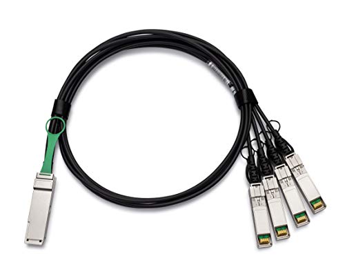 【中古】【未使用・未開封品】Juniper Compatible QFX-QSFP-DACBO-3M 40G QSFP to 4xSFP+ Twinax Breakout Cable | 4x10G 3M Passive DAC QFX-QSFP-DACBO-3M-HPC
