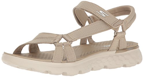 【中古】【未使用・未開封品】SKECHERS(スケッチャーズ)ON-THE-GO 400 - RADIANCE レディース サンダル 14675 NAT 26|AJIMURA-SHOP