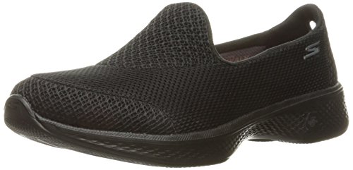 【中古】【未当て嵌める・未開封品】[スケッチャーズ] ウォーキングシューズ GO Walk 4-Propel 黒いこと 23.5 糎