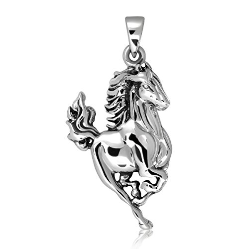 【中古】【未使用・未開封品】WithLoveSilver 925スターリングシルバー 走る馬ペンダント｜AJIMURA-SHOP