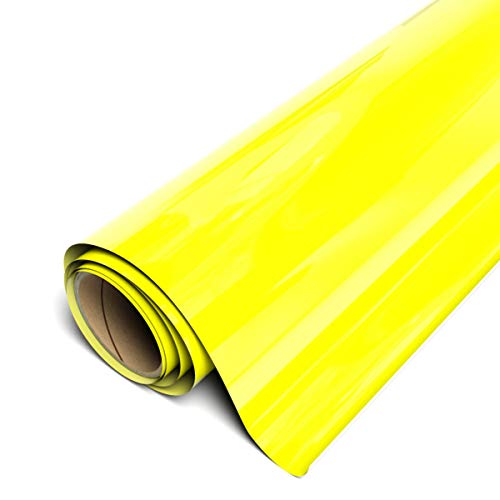 【中古】【未使用・未開封品】Siser EasyWeed 11.8インチ x 5ヤードロール (蛍光イエロー)|AJIMURA-SHOP