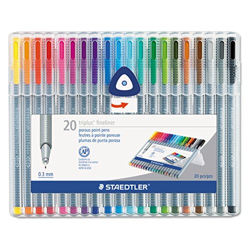【中古】【未使用・未開封品】STD334SB20A6 - Staedtler Triplus Fineliner Pens (3, 1 Pack) by Staedtler