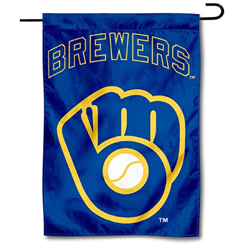 【中古】【未当て嵌める・未開封品】Milwaukee BrewersレトロThrowback地球儀両面庭園旗