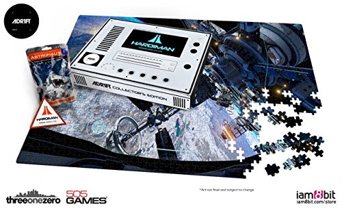 【中古】【未使用・未開封品】iam8bit Adr1ft コレクターズエディション ジグソーパズル Hardiman Spacesuit Patch & 宇宙飛行士 アイスクリーム(パズル#2)