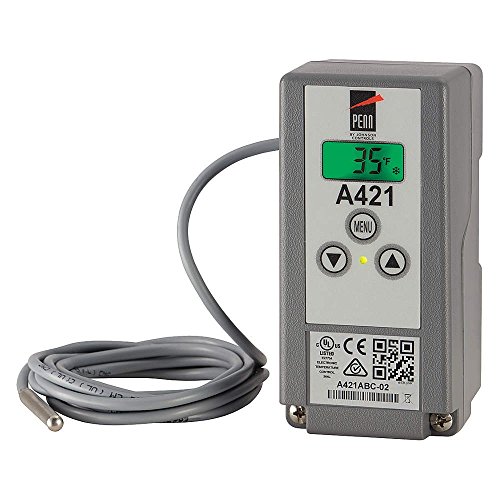 【中古】【未使用・未開封品】Johnson Controls A421ABC-02C A421 Series Electronic Temperature Control, -40 to 212 Degree F Temperature Range, Single-Pole, Double-Thr