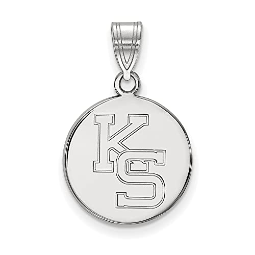【中古】【未使用・未開封品】Kansas State Medium (5?/ 8インチ) ペンダント14?Kホワイトゴールド