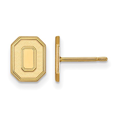 【中古】【未使用・未開封品】オハイオ州状態Extra Small (3?/ 8インチ) ポストイヤリング(14?Kイエローゴールド)｜AJIMURA-SHOP