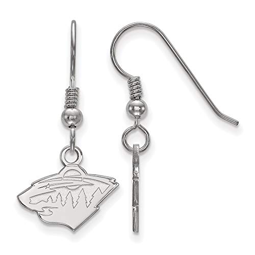【中古】【未当てはめる・未開封品】Minnesota Wild Extra Small (3?/ 8in)ダングルイヤリングワイヤ(スターリングしろがね色)