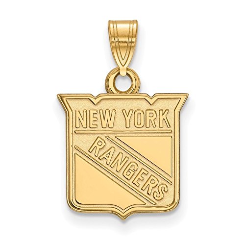 【中古】【未使用・未開封品】New York Rangers Small (1?/ 2インチ)ペンダント(14?Kイエローゴールド)
