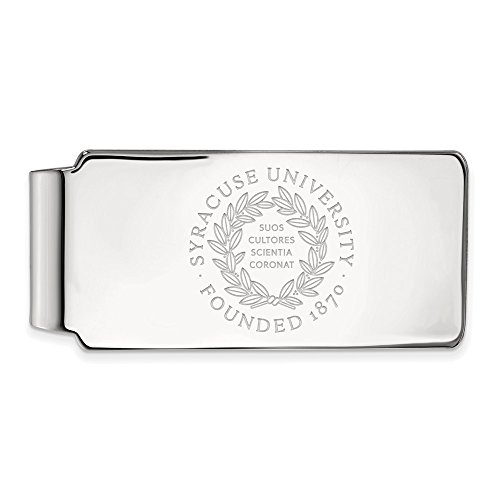 【中古】【未使用・未開封品】シラキュースお金クリップCrest (スターリングシルバー)