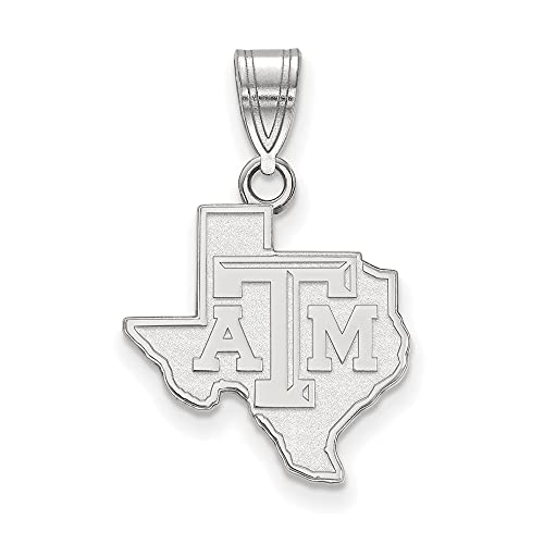 【中古】【未使用・未開封品】Texas A & M Medium ( 5?/ 8インチ)ペンダント( 10?Kホワイトゴールド)