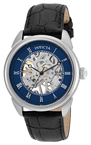 【中古】【未当て嵌める・未開封品】Invicta Men \u0027s \u0027 Specialty \u0027 Mechanical Hand Windステンレス鋼スチール写真andなめし革Casual Watch , Color : Black ( Model : 23