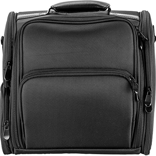 【中古】【未使用・未開封品】Hiker Hk3603 Soft Sided Professional Travel Makeup Case, Nylon Black