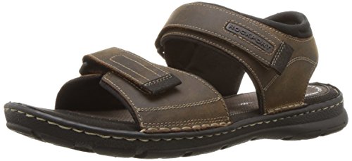 【中古】【未使用・未開封品】Rockport メンズ Darwyn クォーターストラップサンダル, ブラウンIiレザー。, 11.5