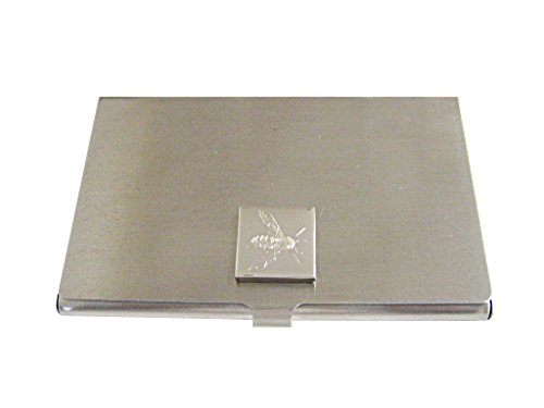 【中古】【未使用・未開封品】Silver Toned Etched Wasp Insectビジネスカードホルダー|AJIMURA-SHOP