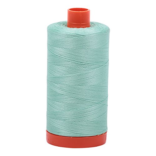 【中古】【未使用・未開封品】Aurifil Mako コットン糸 無地 50wt 1422ヤード ミディアムミント