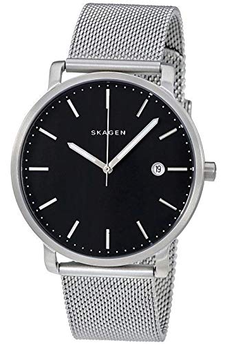 【中古】【未使用・未開封品】Skagen メンズ Hagen 3針 日付 シルバー ステンレススチール 腕時計 SKW6314