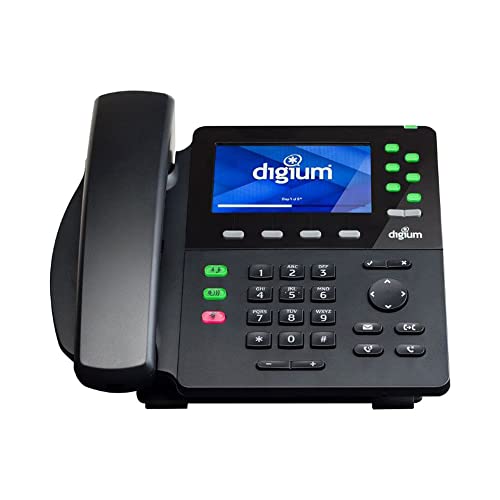 【中古】【未使用・未開封品】Phone, D65, 6-Line SIP with HD Voice, Gigabit, W.Headset, 4.3 Inch Color Display, Icon Keys