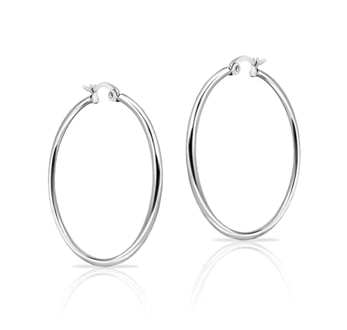 【中古】【未使用・未開封品】Hoops & Loopsスターリングシルバー1.5?MM高光沢ラウンドミディアムフープイヤリング 12,534円