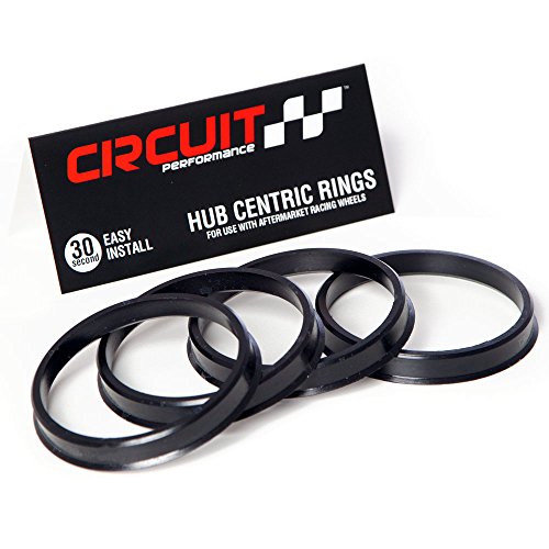 【中古】【未使用・未開封品】Circuit Performance 72.56mm OD - 66.1mm ID ブラック プラスチック ポリカーボネート ハブ セントリックリング|AJIMURA-SHOP