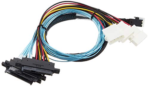 【中古】【未使用・未開封品】HighPoint(ハイポイント) 変換ケーブル 1メートル SFF-8643ポート コントローラーケーブル 4 x SFF-8482/4 x SAS 8643-4SAS-1M|AJIMURA-SHOP