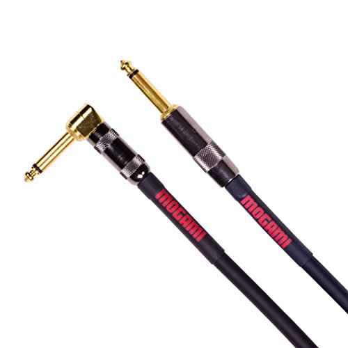 【中古】【未使用・未開封品】Mogami od gtr-r Overdrive Guitar Instrumentケーブル、1?/ 4インチTSオスプラグ、ゴールド、右角度連絡先、直線コネクタ 6 Foot OD GTR-06R