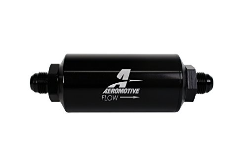 【中古】【未使用・未開封品】Aeromotive 12375 フィルター インライン 10ミクロン マイクロガラスエレメント 外径2インチ